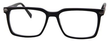 Safari Men Afro Motif Eyeglasses: Gbenga - Black - SpecSMART Eye Clinic (Front View)